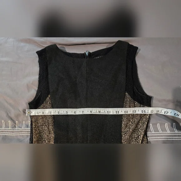 Rag & Bone Sleeveless Wool Blend Mesh Mini Dress Size 2 - Picture 3 of 7